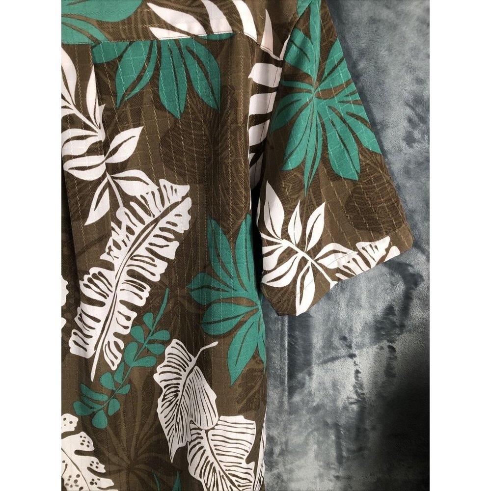 Havanera Hawaiian Shirt Men’s Floral Button Down Tropical Shirt Adult Medium - Picture 14 of 16